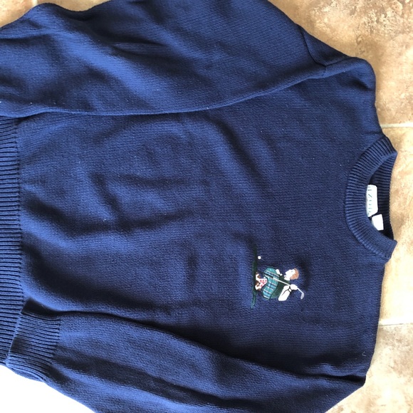 IZOD golf knit sweater size S/M - Picture 2 of 4